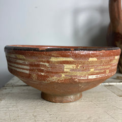 Rustic vintage terracotta bowl 
