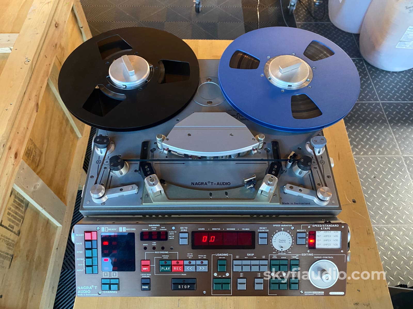 Nagra IV-SJ Reel to Reel with Accessories and 10 Adapters
