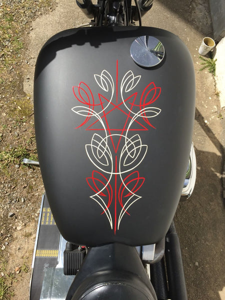 Custom airbrush paint reaper designs on motorcycles, grim reaper paint jobs