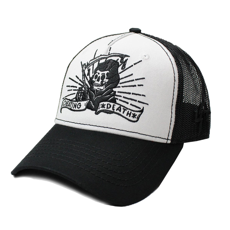 Cheating Death Reaper Trucker Style Hat – Lethal Threat