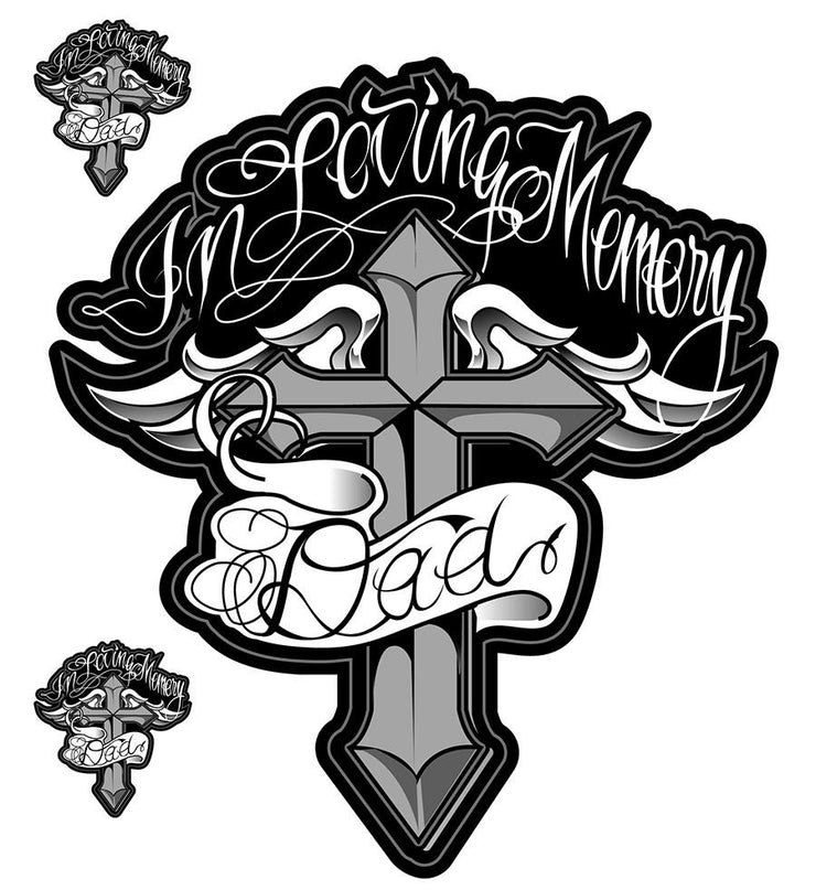 Download In Loving Memory Of Dad Decal - Lethal Threat