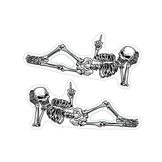 Finger Skeleton Mini Decal/Sticker – Lethal Threat