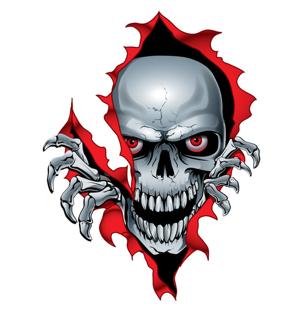 Ripping Skull Mini Decal/Sticker – Lethal Threat