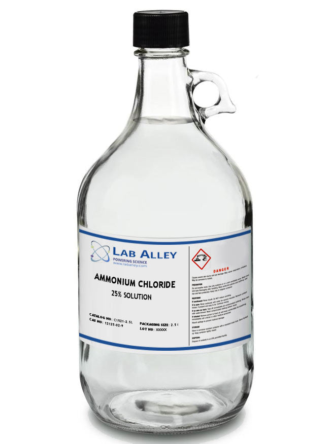 Ammonium Chloride 25% Solution – Lab Alley