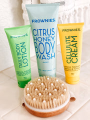 Frownies body wash body lotion cellulite cream