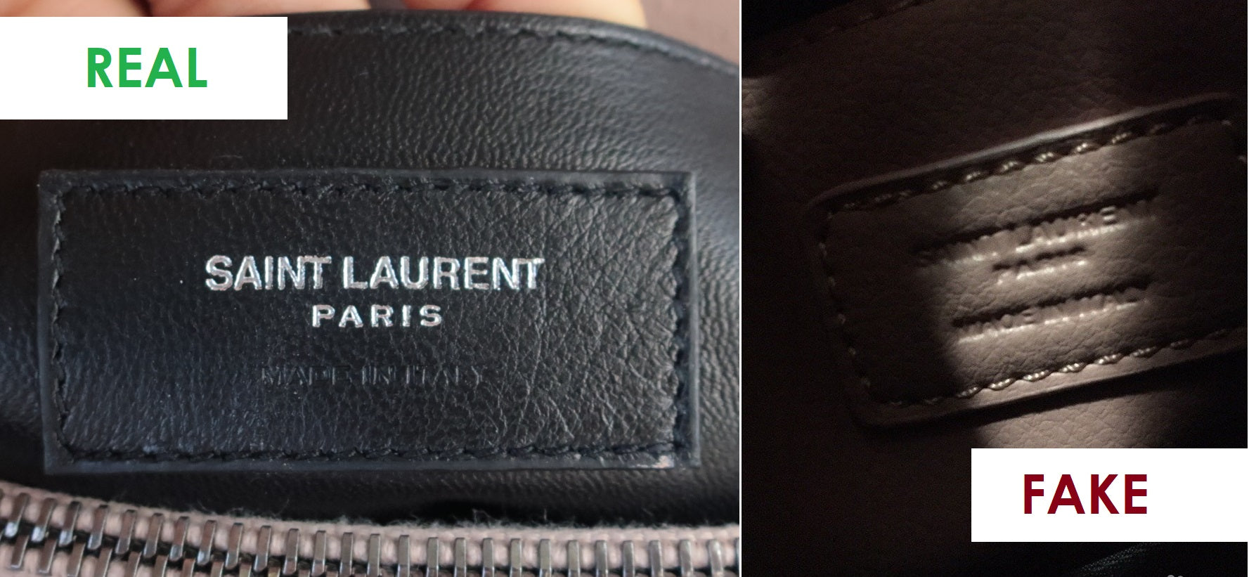 REAL vs FAKE YSL HANDBAG  How to Spot Fake Saint Laurent LOULOU Bag 