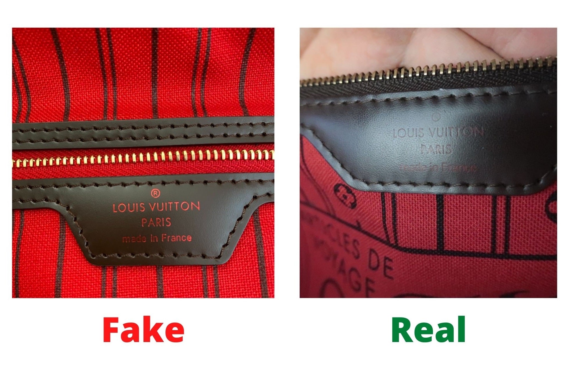 Louis Vuitton Neverfull MM: Fake vs Real Comparison That'll Blow