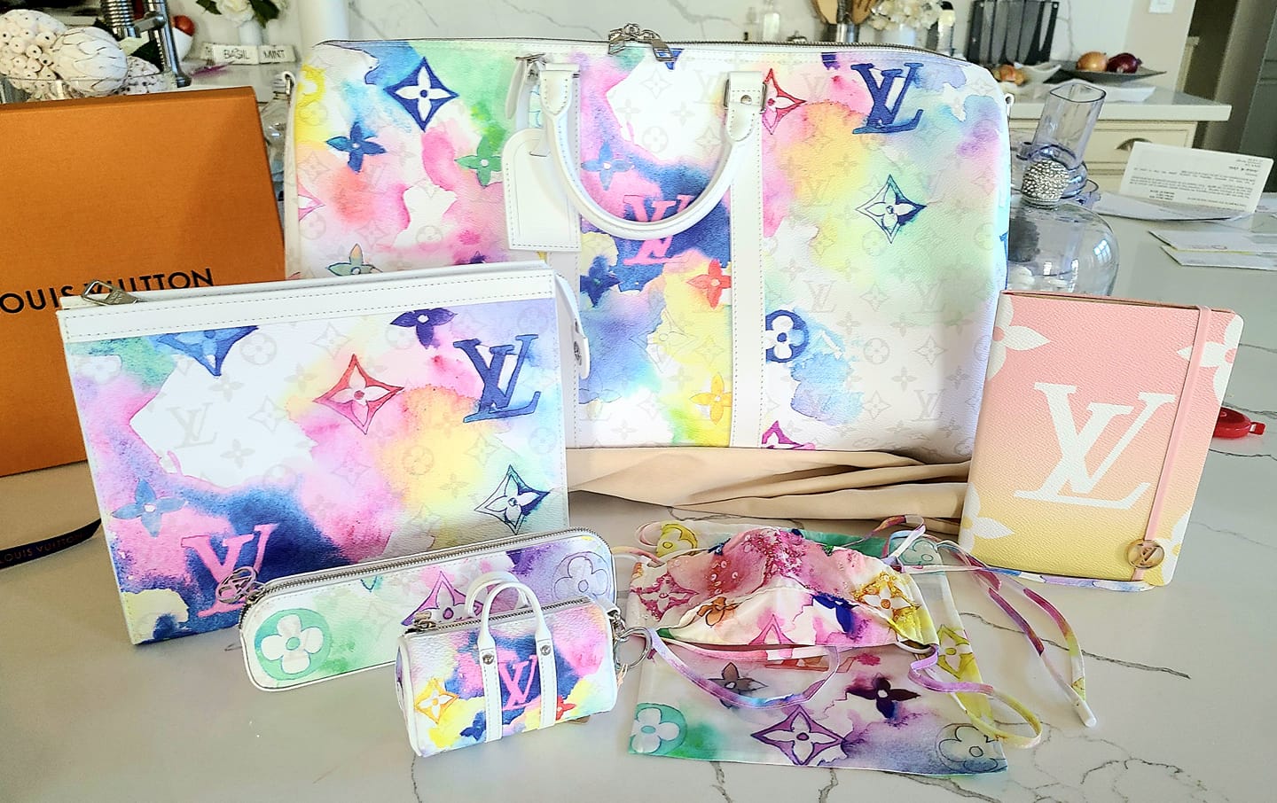 Louis Vuitton Watercolor 2021, LV watercolor SS 21, Louis Vuitton 2021