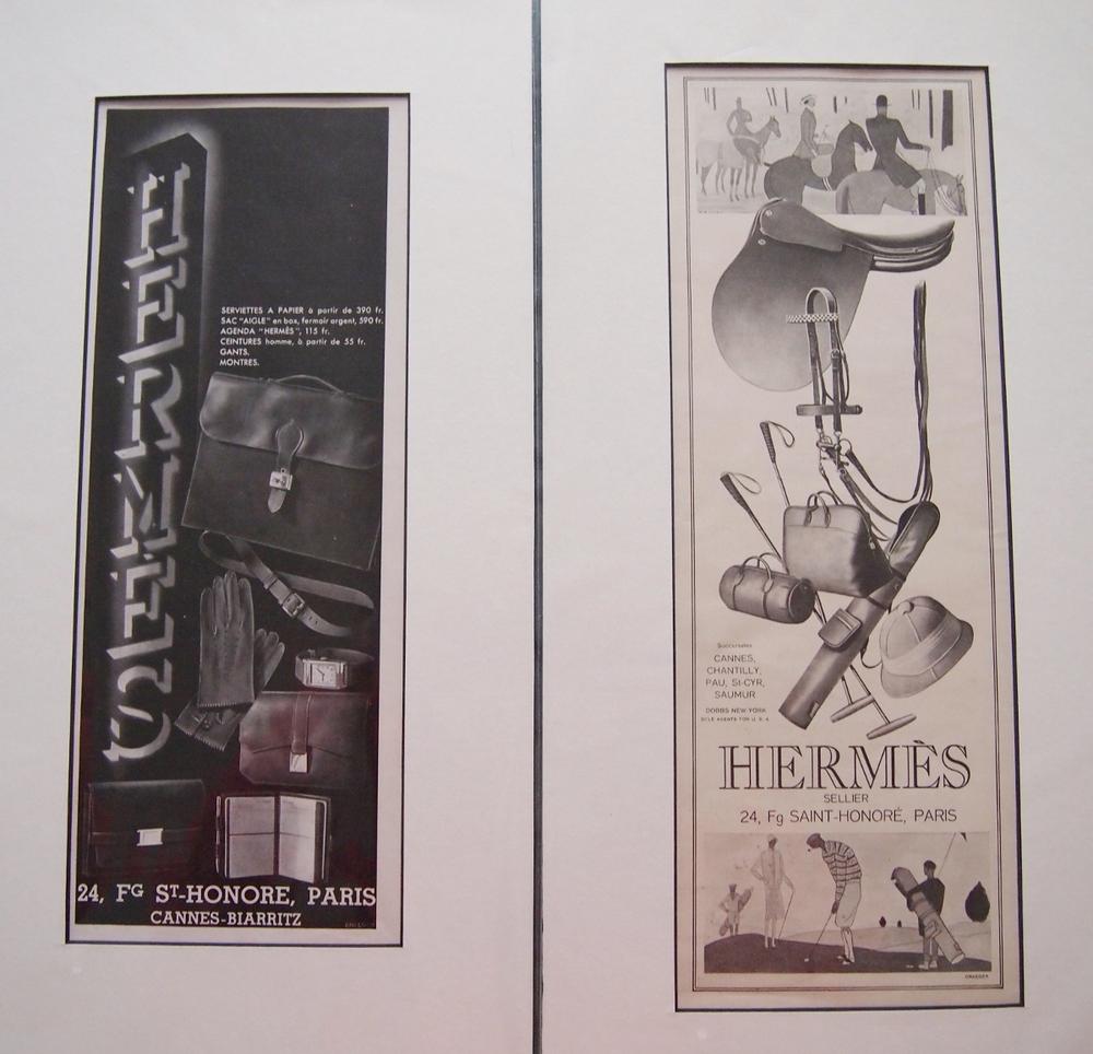 1930s vintage hermes advertisements travel