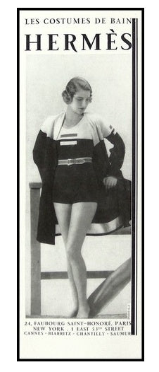 1931 woman hermes ads