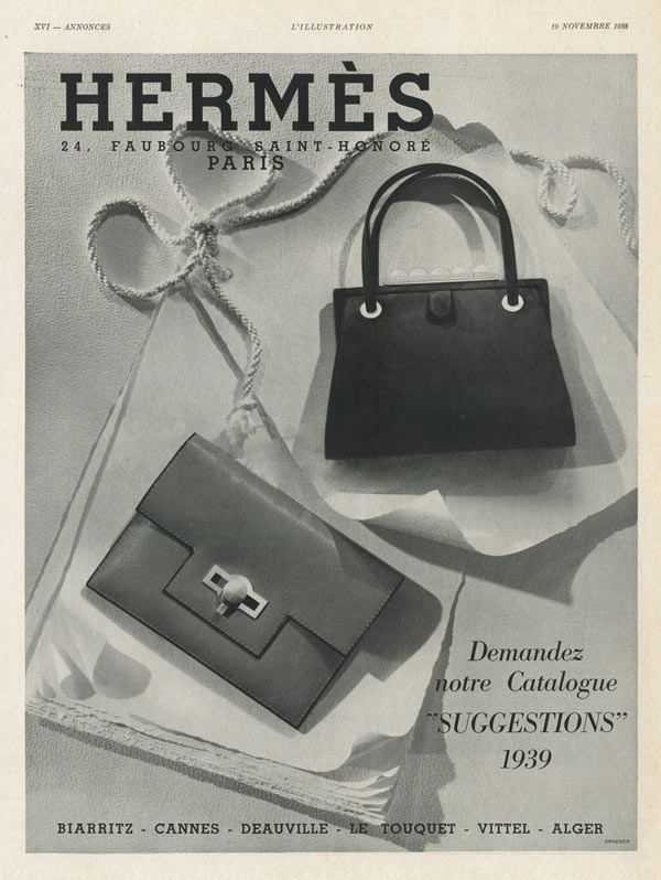 1939 hermes ad vintage