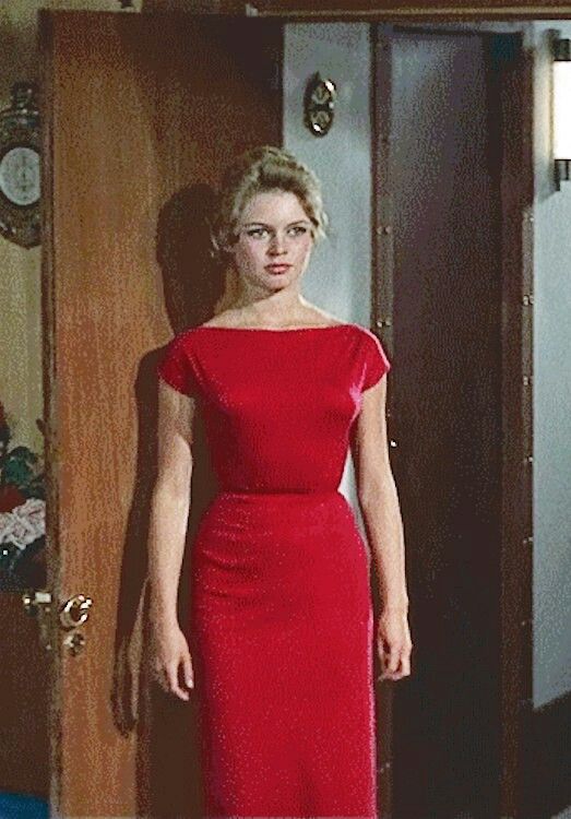 1950s dress brigitte bardot