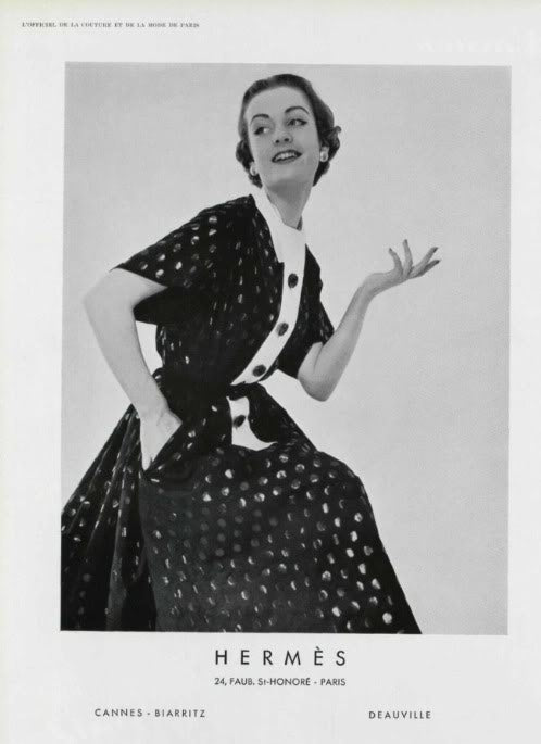 hermes vintage ads 1953