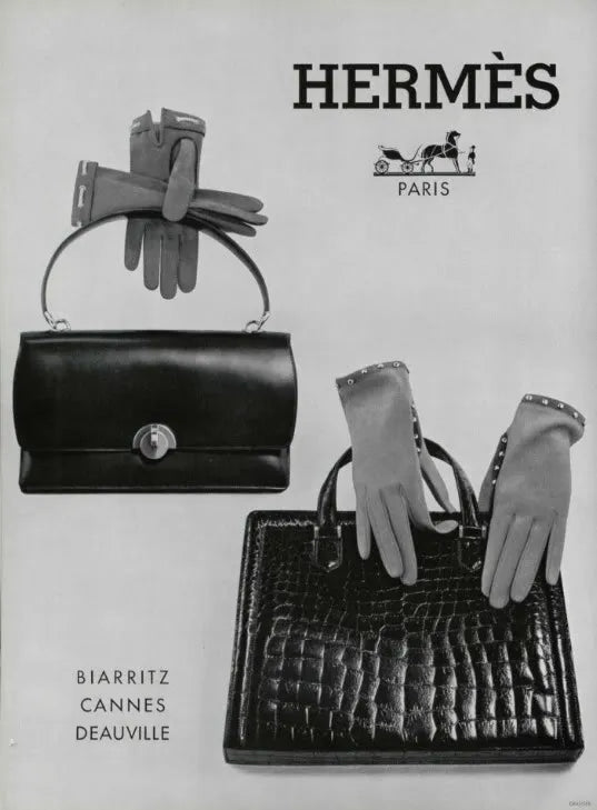 1953 hermes ads croso bags