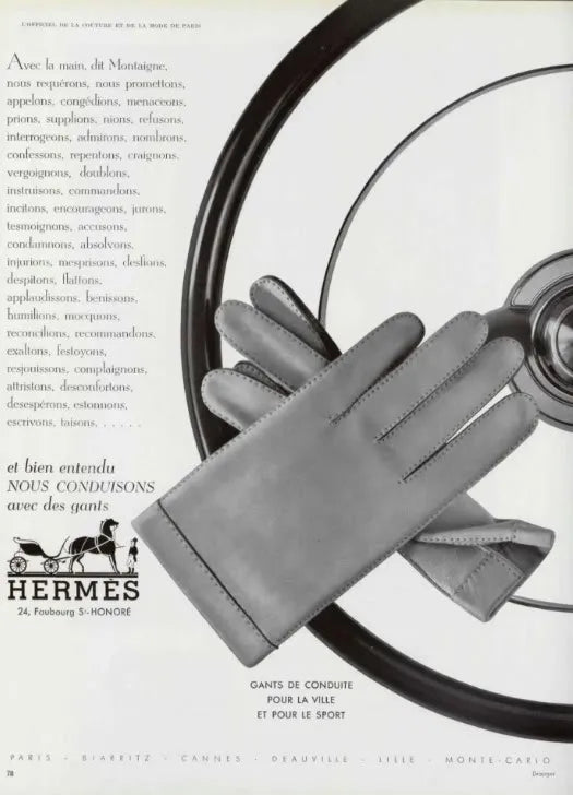 1955 AD Vintage Hermes