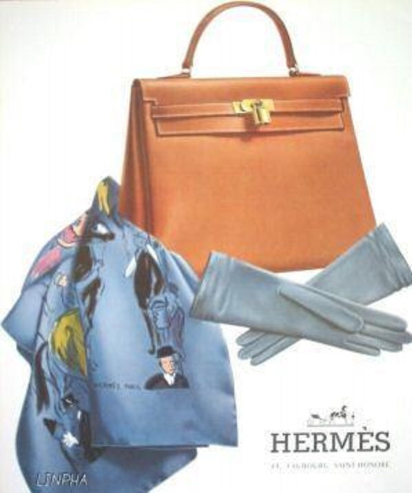 1956 hermes ad hermes kelly bag