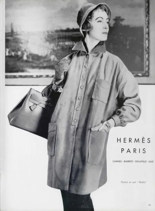 1956 anuncios de bolsas Kelly Vintage Hermes