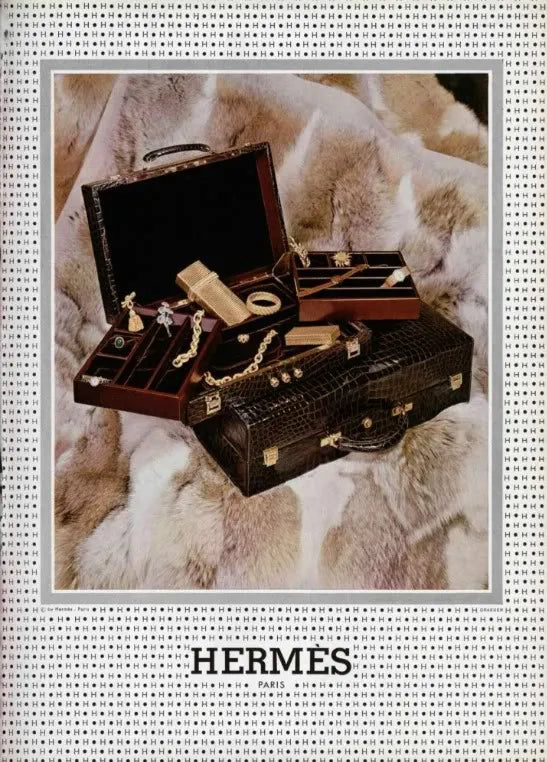 Accesorios de bolsos de 1962 AD de moda Hermes