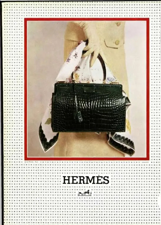 1963 handbags hermes ad