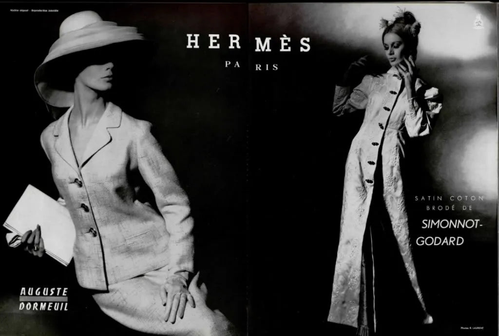 1964 Fashion Ad Hermes Magazine