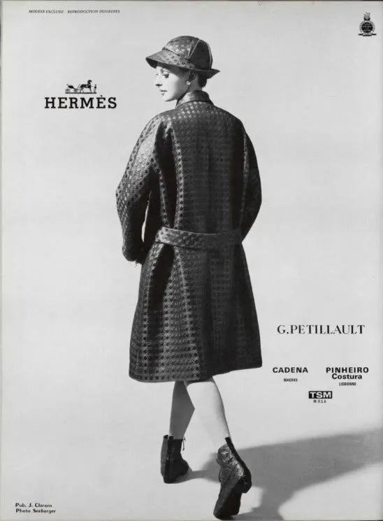 1965 Magazine de moda Hermes AD