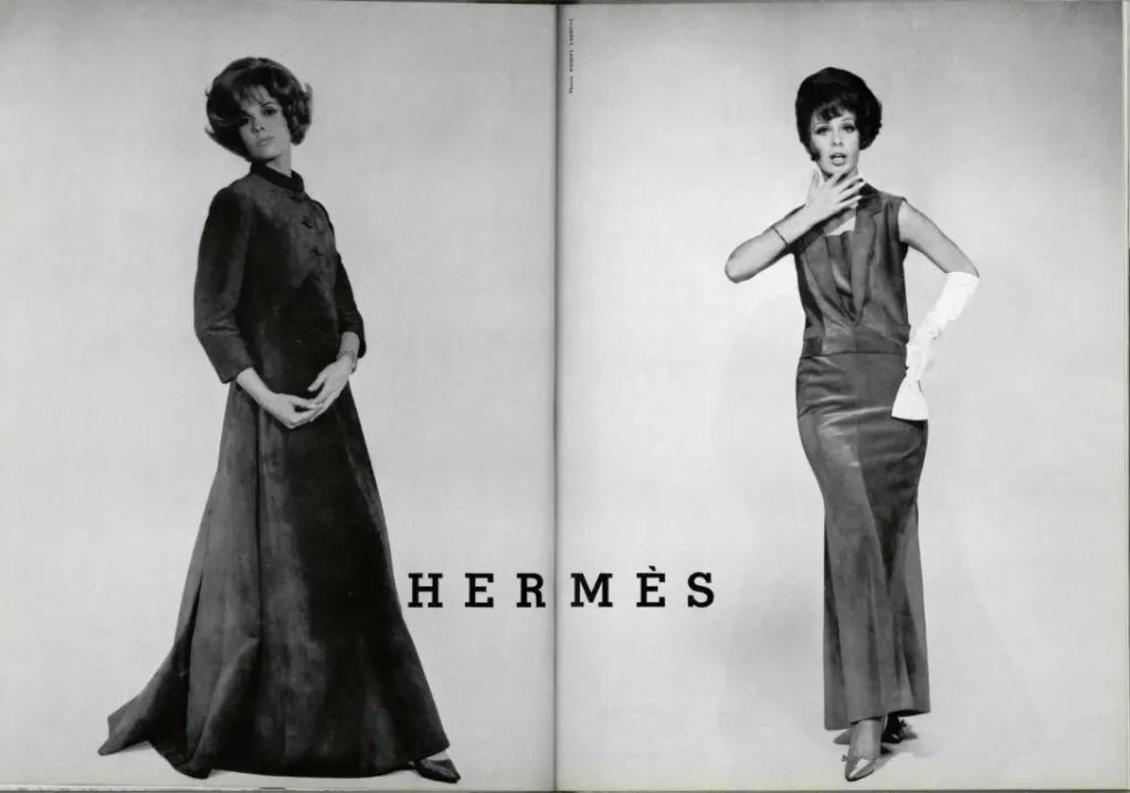 1965 fashion magazine hermes ad