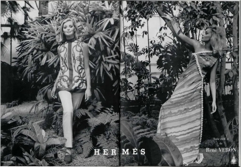 1966 fashion magazina hermes vintage