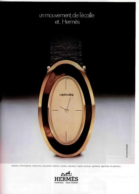 1974 hermes watch ad