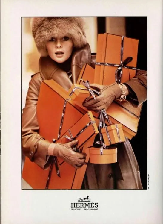 1975 hermes boxes ad vintage