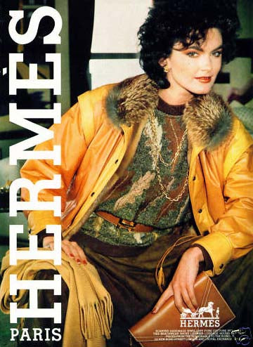 1980s hermes fashion ads