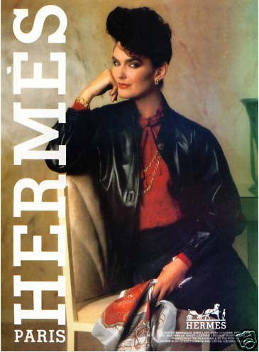 1980s hermes fashion ads