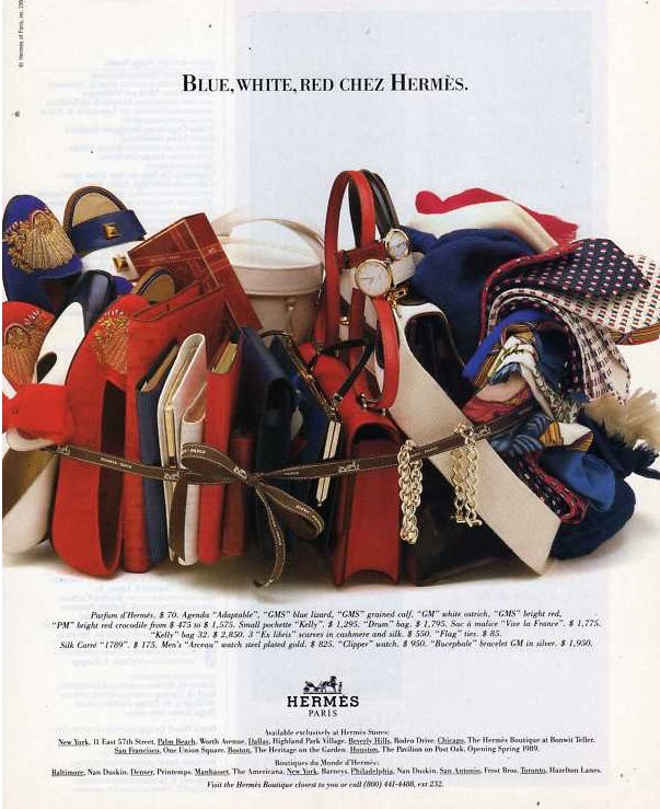 1987 anuncios de Hermes