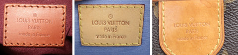 louis vuitton bags made in france spain authentic heatstamps