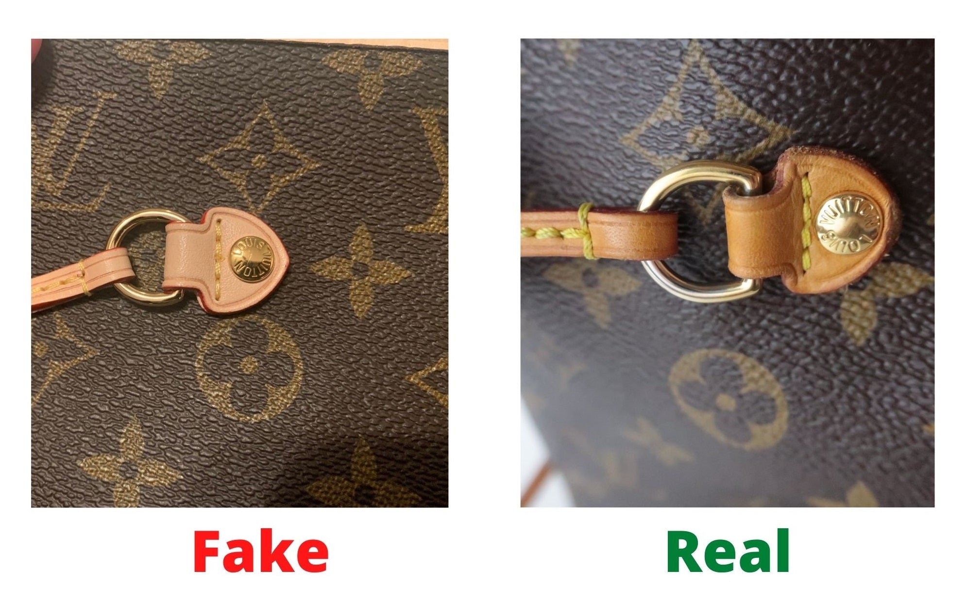 GUIDE] Louis Vuitton Neverfull Fake vs Real (50 Examples) – Bagaholic