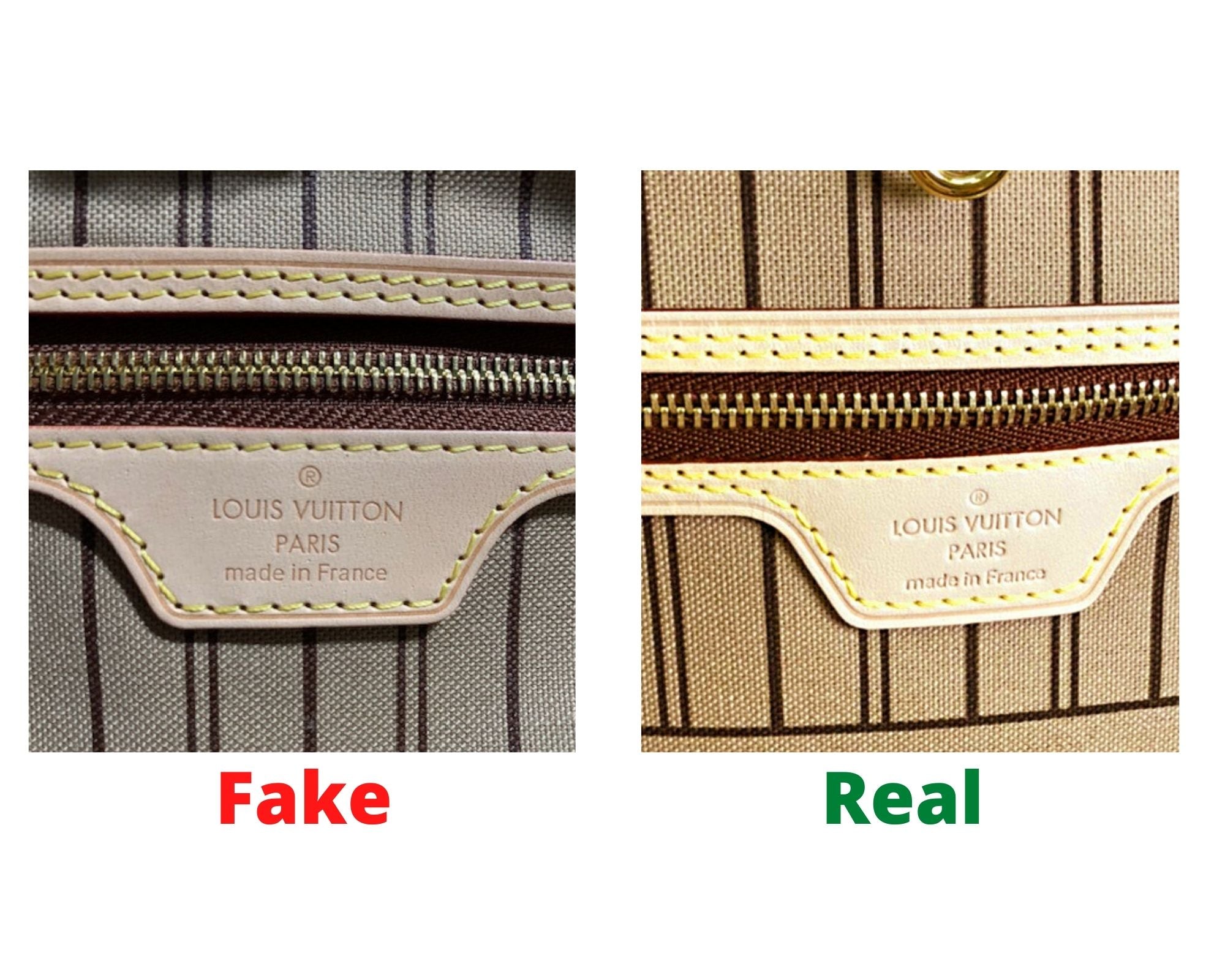 Louis Vuitton Neverfull MM: Fake vs Real Comparison That'll Blow Your Mind  – Bagaholic