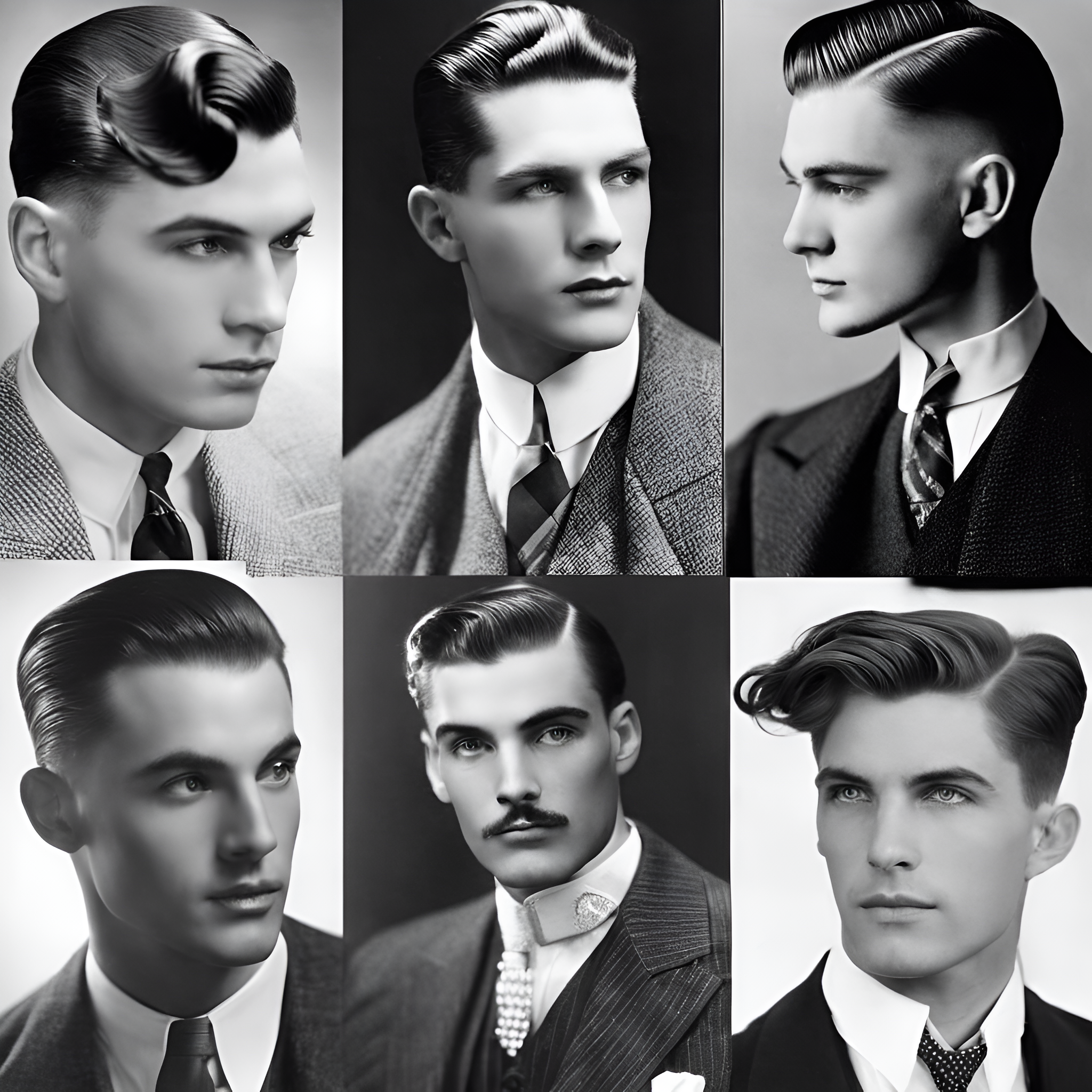 A Look Back at 1920s Mens Hairstyle Trends The Edgy Statement