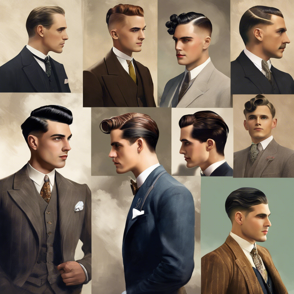 A Look Back at 1920s Mens Hairstyle Trends Iconic Side Parting