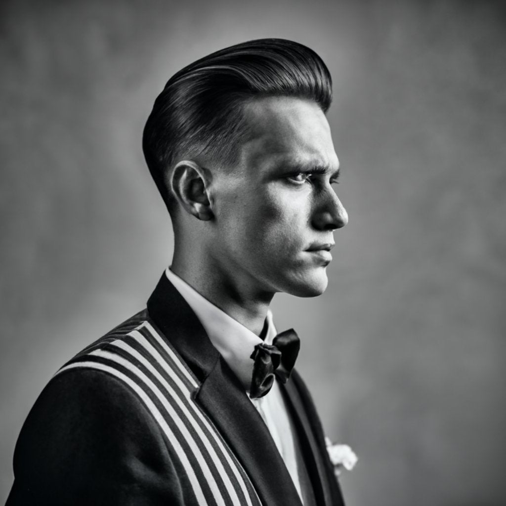 A Look Back at 1920s Mens Hairstyle Trends Waves and Curls Embracing Texture