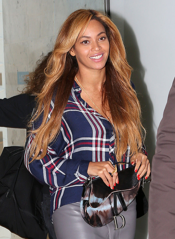 Beyonce wearing christian dior saddle bag
