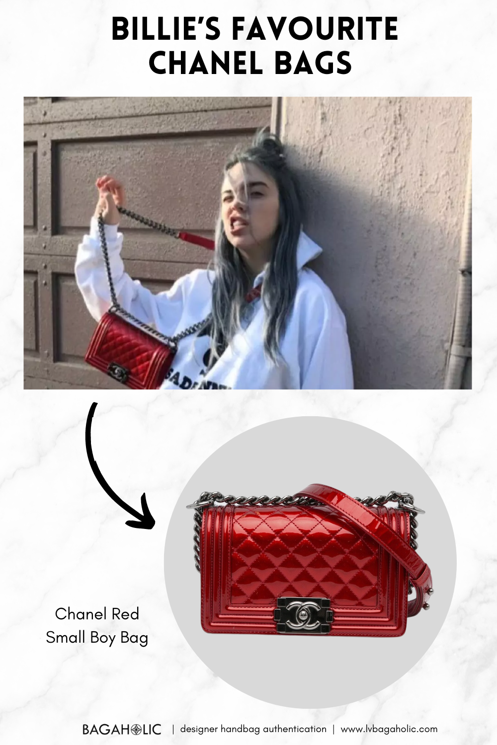 100 Celebs and Their Favorite Chanel Bags beyonce chanel boy bag celebs Part1 Billie’s FAVOURITE CHANEL BAGS