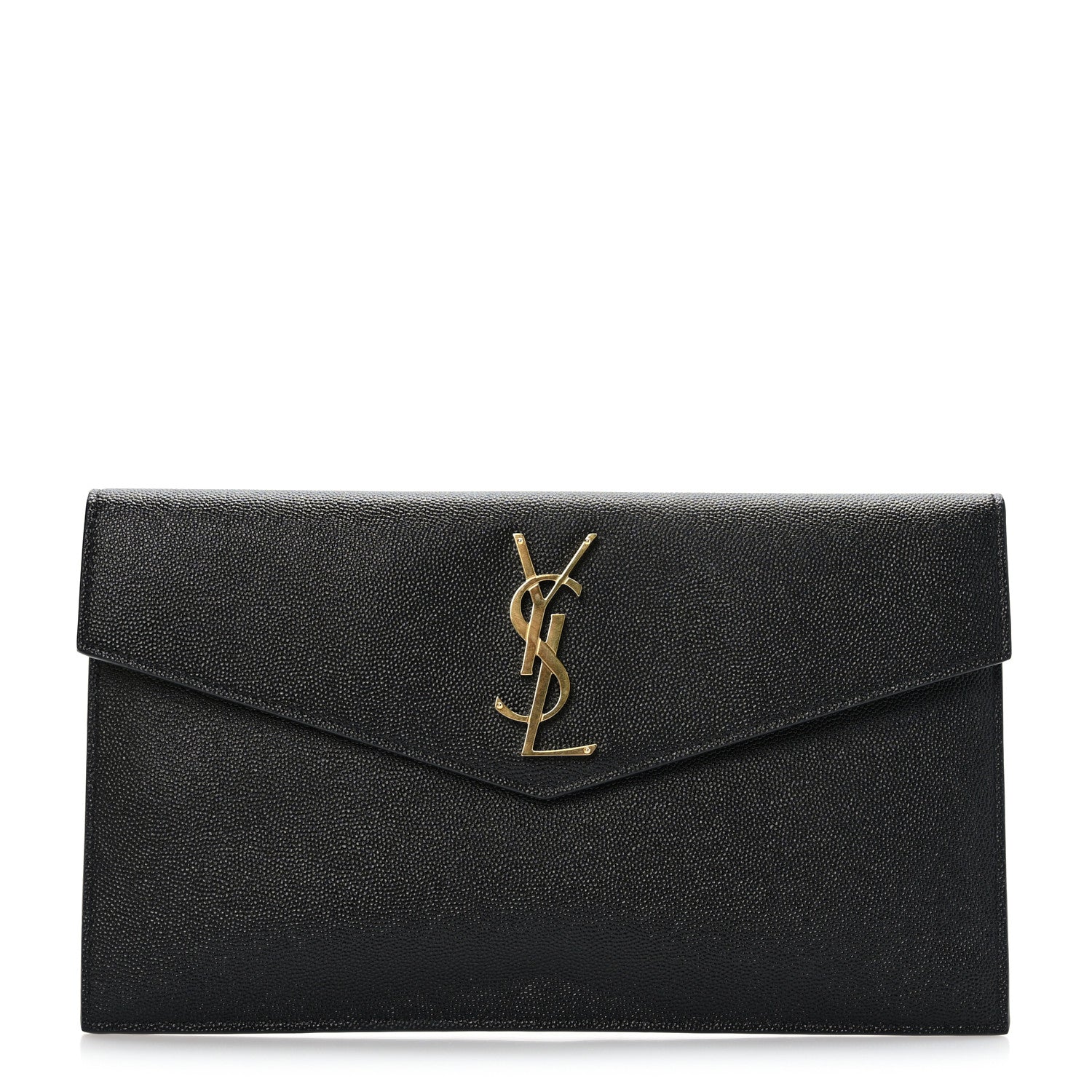 Bolsas YSL más baratas Grain de Poudre Uptown Pouch Black