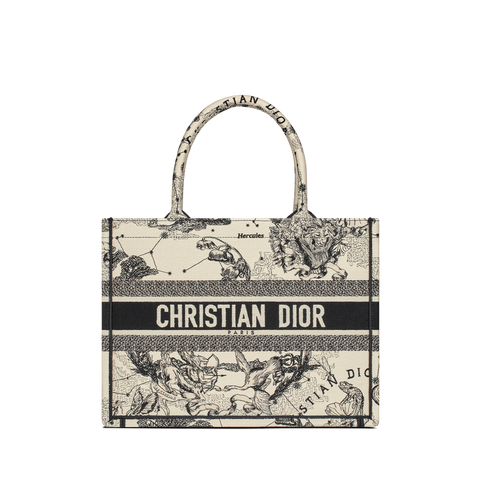 Dior Book Tote Medium Zodiaac Latte