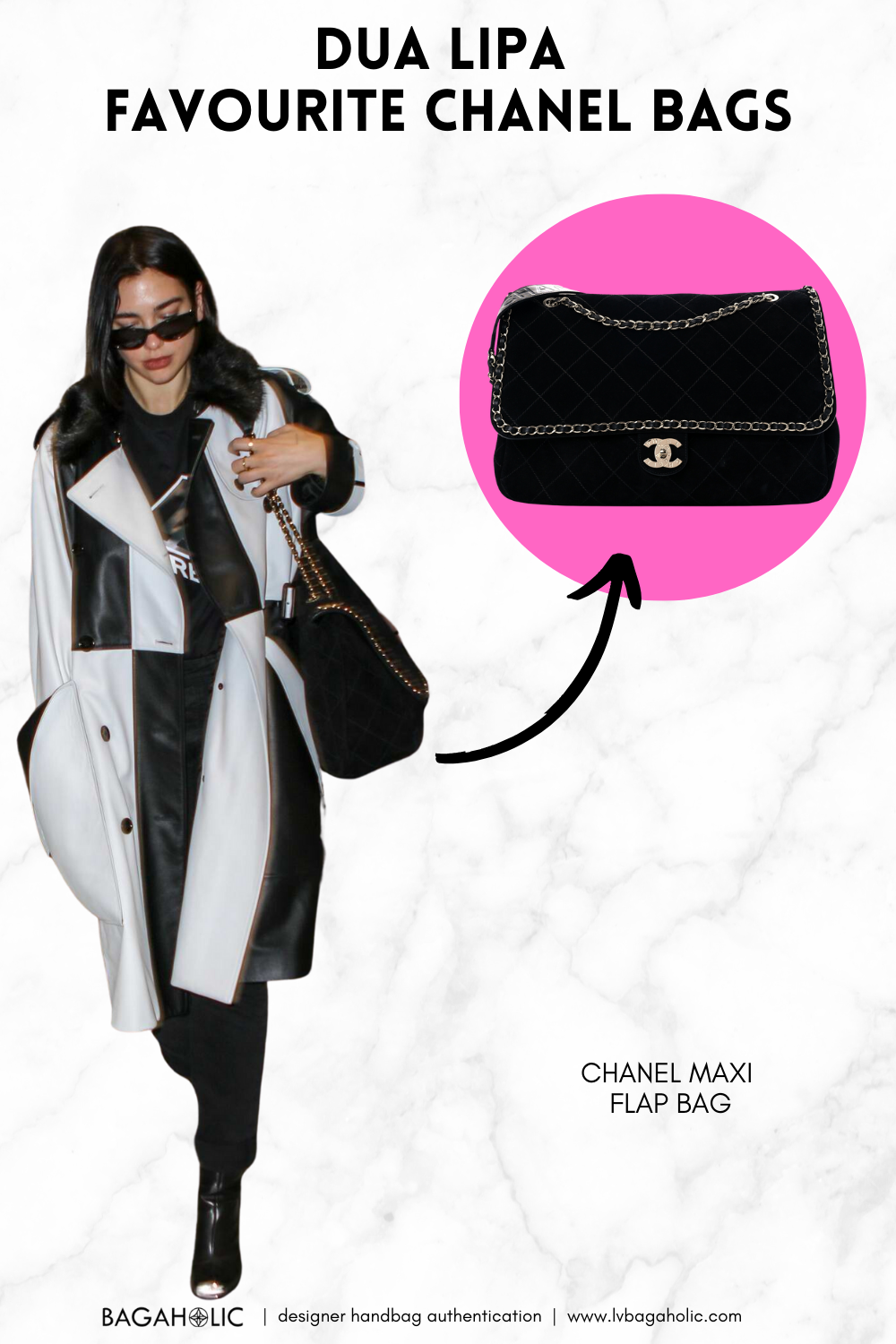 100 celebrità e le loro borse Chanel preferite (Parte 1) Dua Lipa e la sua borsa Chanel