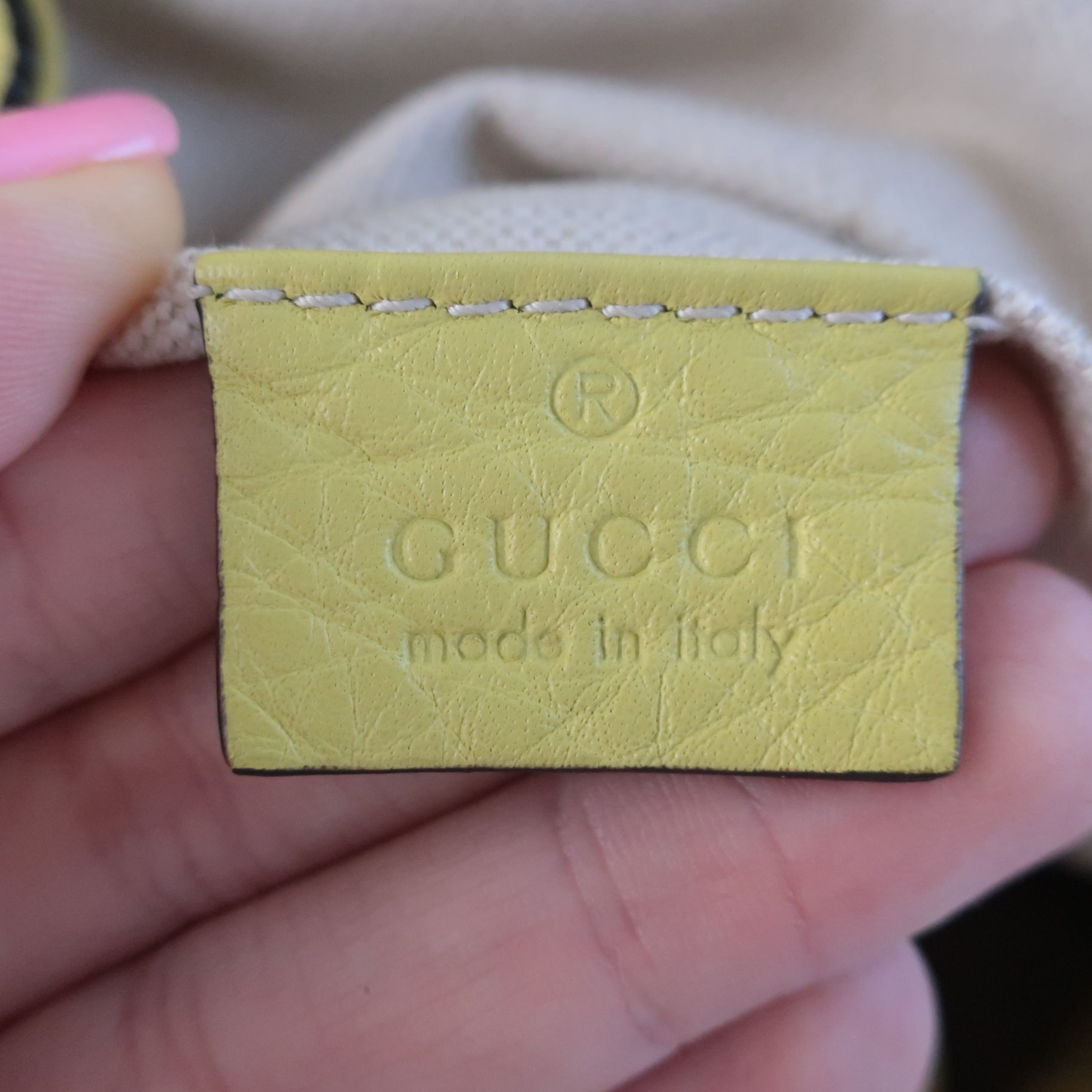 authentic vintage gucci tags