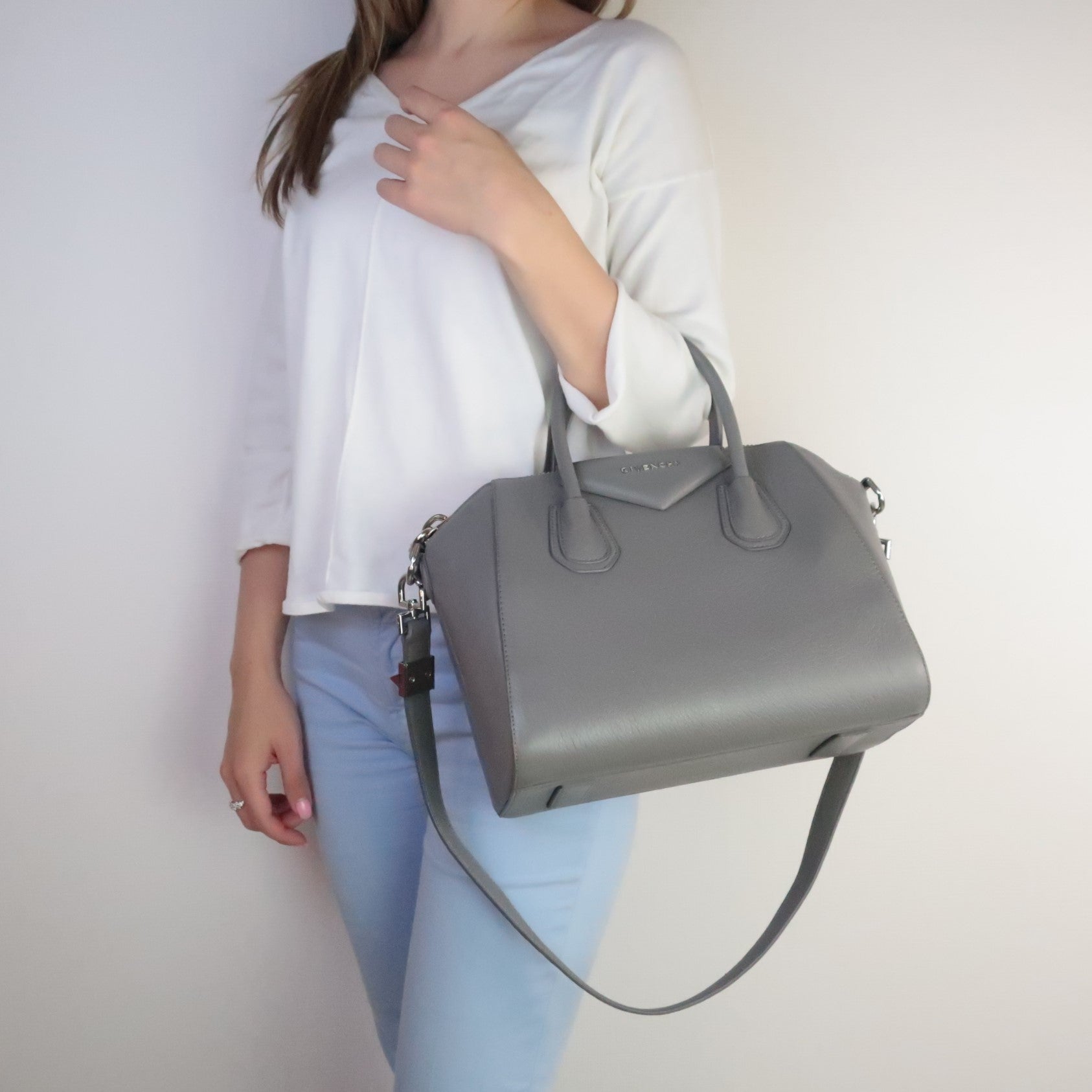 Gray Handbags