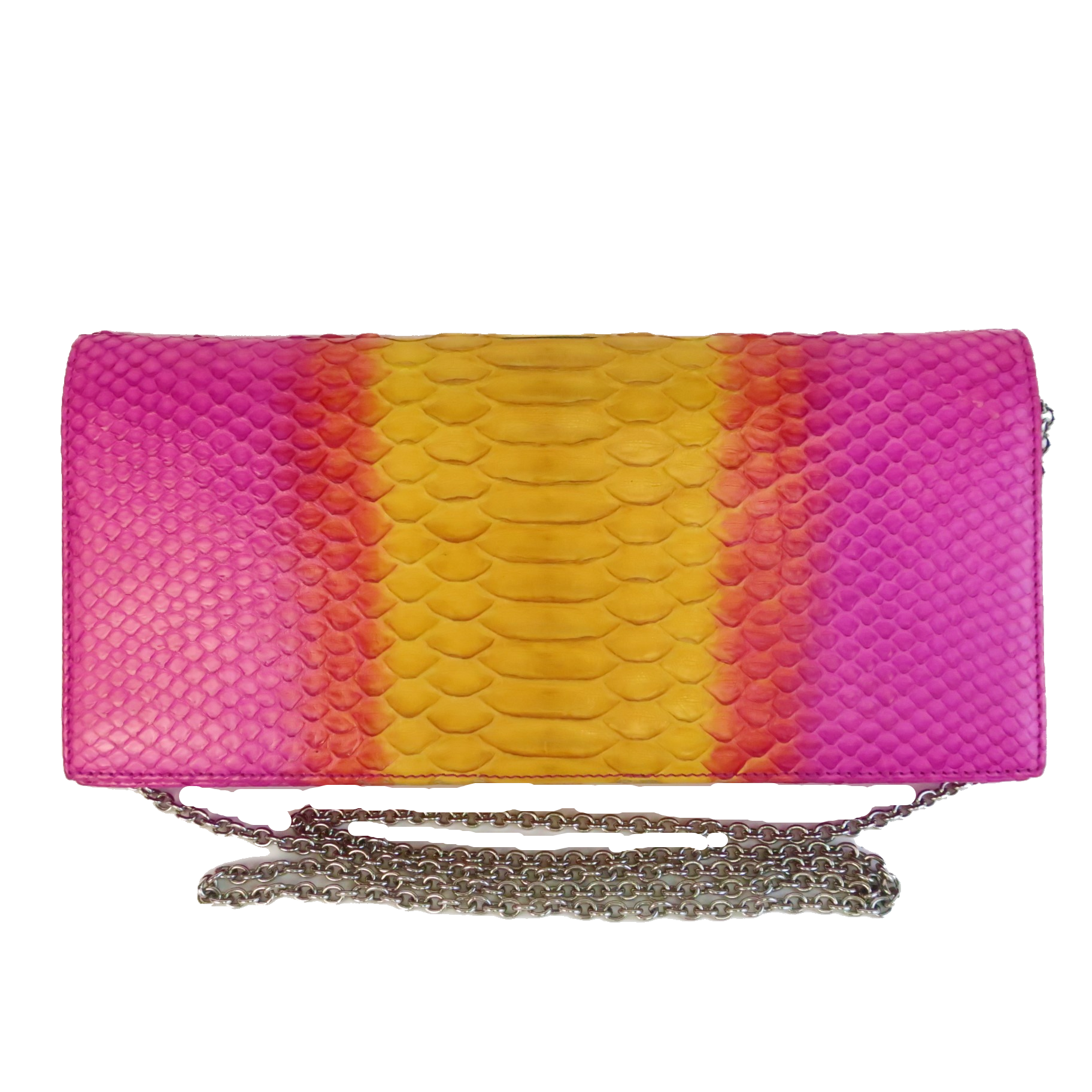 Spring-Summer 2021 Bag Trends: How To Stay Fashionable Shopping Pre-Owned Christian Dior Pink Python Clutch