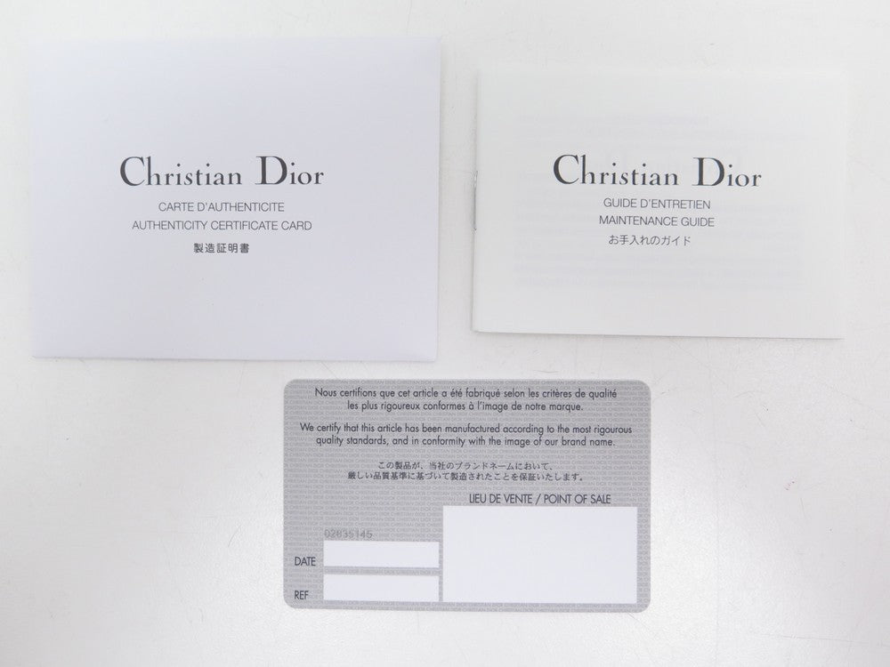 lady dior authenticity card