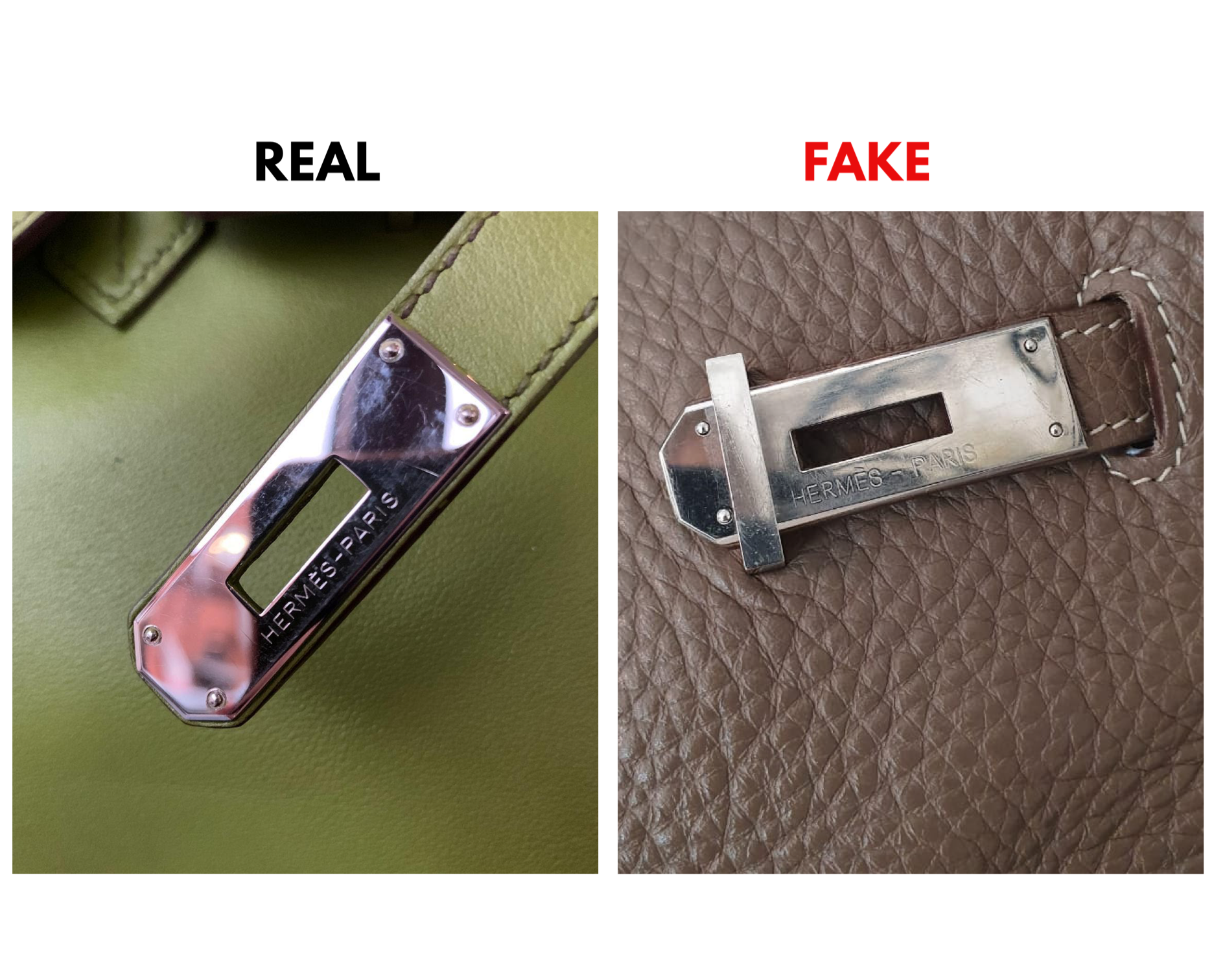 Real Vs Fake Hermes Birkin Guide - How To Spot Fake Hermes Birkin 👜 :  r/Flexicas