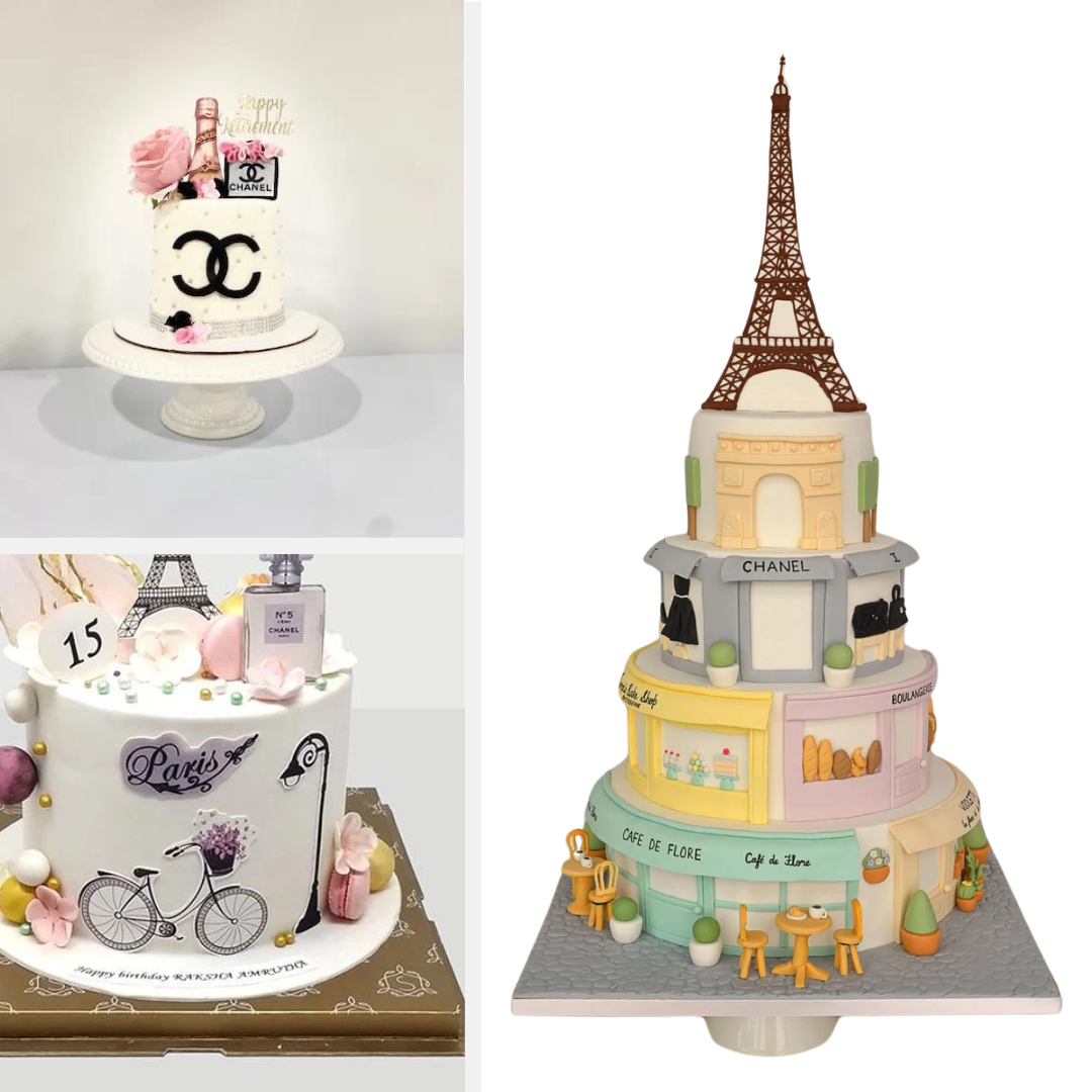 Trendy Chanel Cakes: Dessert Delights ispirato alla passerella Tweed Cake