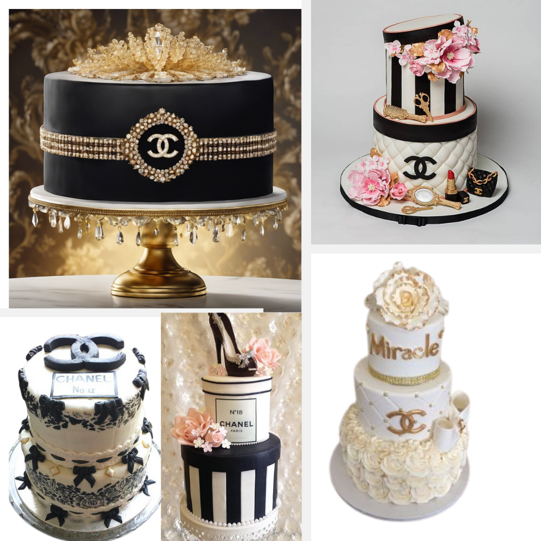 Trendy Chanel Cakes: Runway-Inspired Dessert Delights Baroque Style Cake